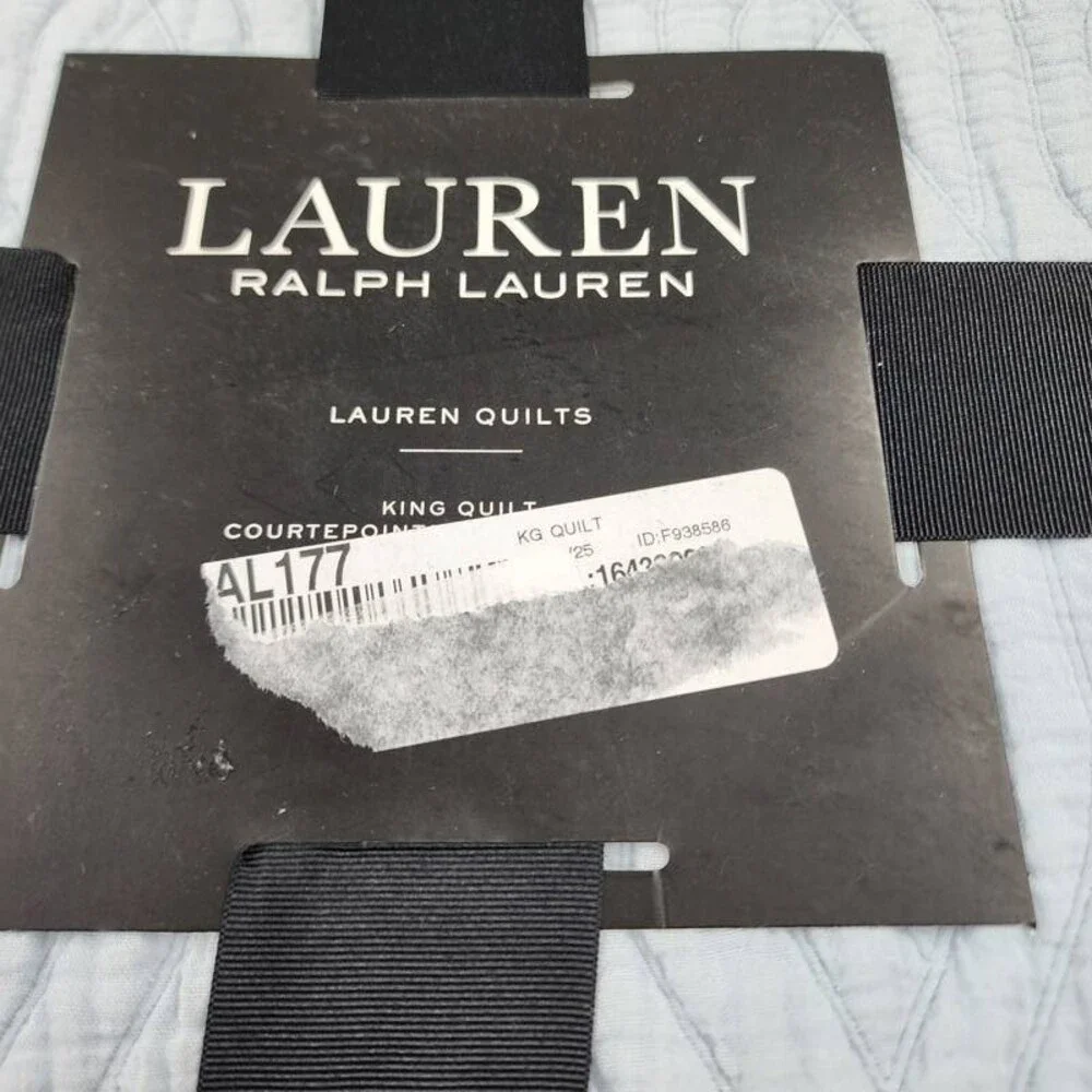 Lauren Ralph Lauren Wiley Cotton Tonal Jacquard Quilt King 92